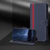 Применимый кожаный чехол TECNO Spark GO 2026 Oneplus 12 сшитый контрастного цвета чехол-кошелек с отделениями для карт
