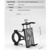Phone Holder Bike Aluminum Alloy Sturdy Mount Base 360°Rotation For 5.8-9.5CM Smart Phones Devices