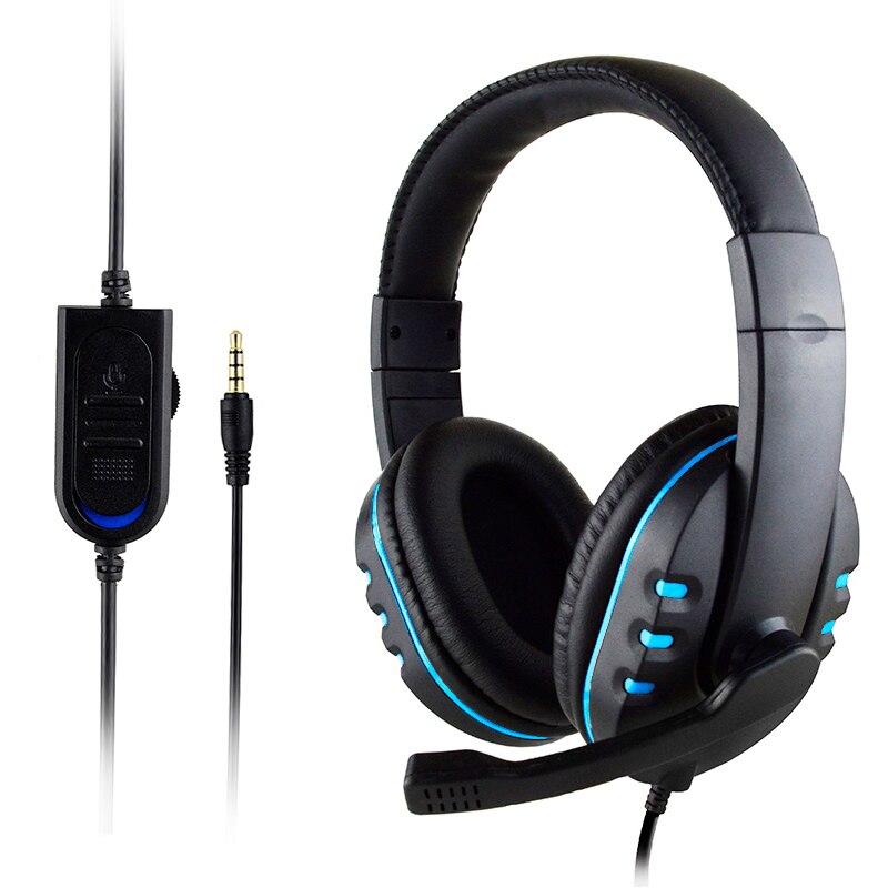 Wired Gaming Headphones Gamer Headset Game Earphones with Microphone for PS4 Play Station 4 X Box One PC Bass Stereo PC Headset