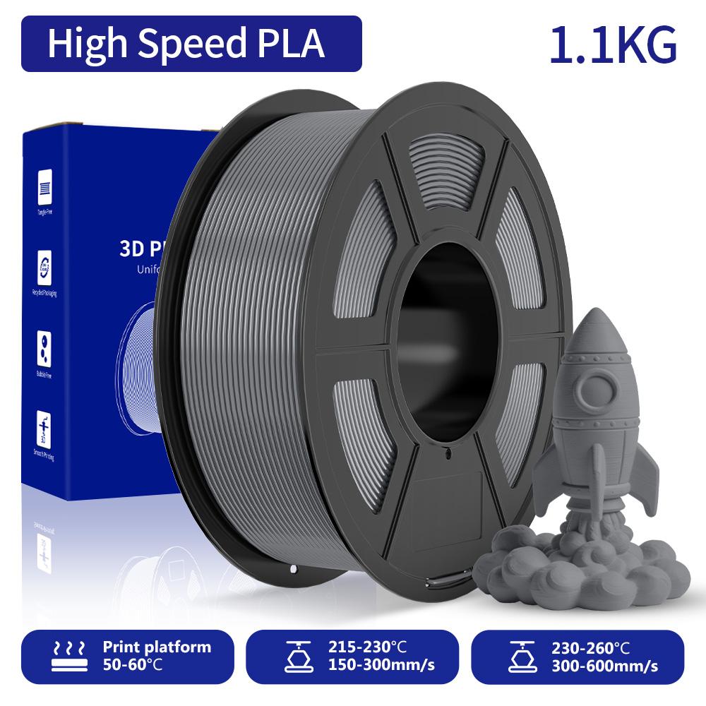 JAYO 1100G 3D PLA Filament 1.75mm High Speed PLA/PLA Meta 3D Printer Filament  Neatly Wound 3D Printing Materials For 3D FDM