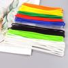 50Pcs Travel Tags Plastic Bag Loops Colorful Luggage Id Label Strap Holder Lanyard Portable Travel Accessories