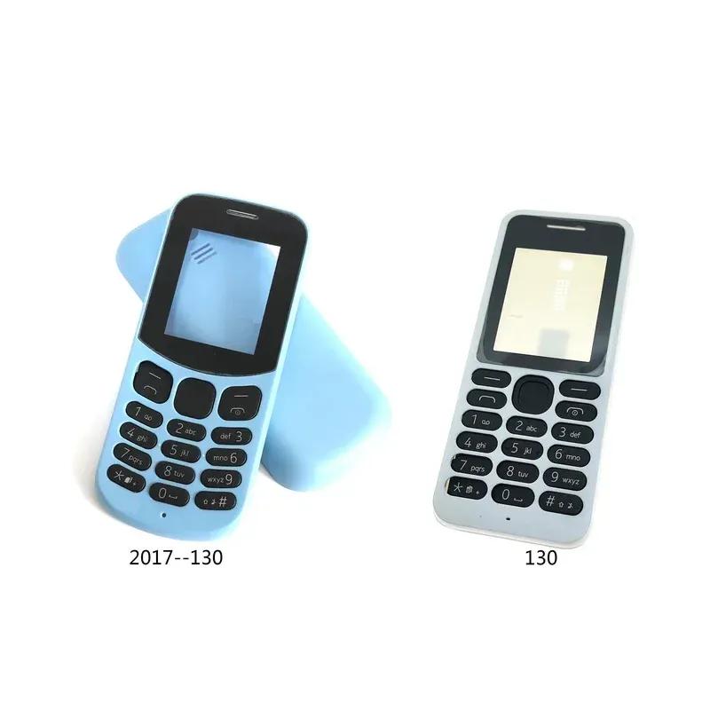 Для Nokia 2017 130 Ta-1017 130 DS RM-1035 rm1122 корпус мобильного телефона задняя крышка батареи полная передняя панель с клавиатурой