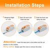 10PCS Mini Fast Wiring Cable Connectors Universal Compact Splitter Electrical Conductors Push-in Home Terminal Block