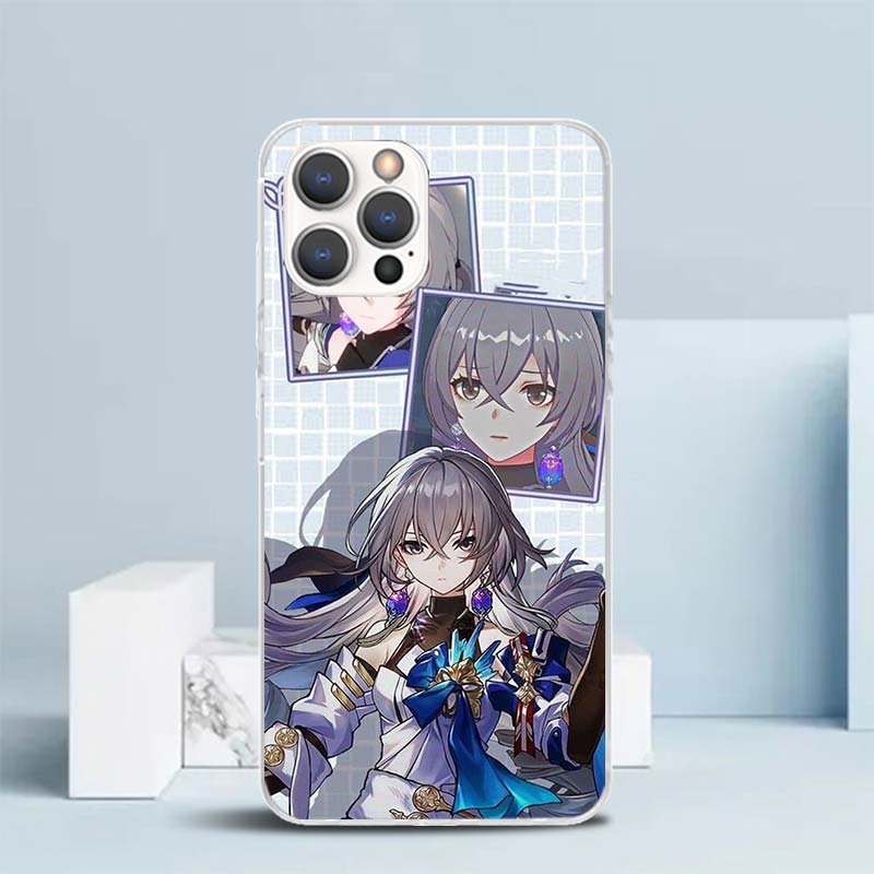 Чехол-бампер Honkai Star Rail Броня Ранд для iPhone 16 17 Air 15 14 Pro Max 16E Чехол для телефона 13 Mini 12 11 7 SE 8 С рисунком Подходящий