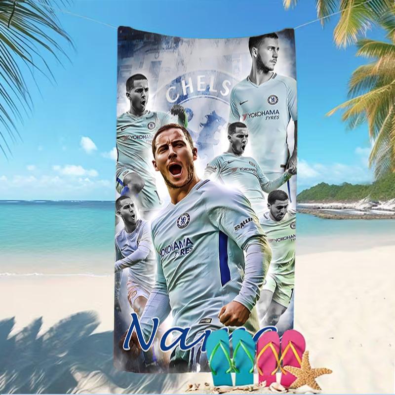 Customizable personalized beach towels Chelsea F.C themed designs.Suitable for the beach, yoga, sports;ideal as beach accessories