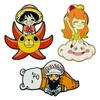 Креативные эмалевые значки Аниме One Piece Монки Д. Луффи Значки Мужские Женские Броши Крутые Значки для Портфеля Украшения Подарки