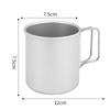 300ML Camping Mug Aluminium Alloy Folding Cup  Hike Mug Ultra-Light Camping Travel Water Cup Outdoor Camping Cookware  taza