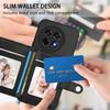 For OnePlus Ace 5 Pro 5G/OnePlus 13R 5G/OnePlus Ace 5 5G Case RFID Blocking Card Holder Kickstand TPU + PU Leather Phone Back Cover