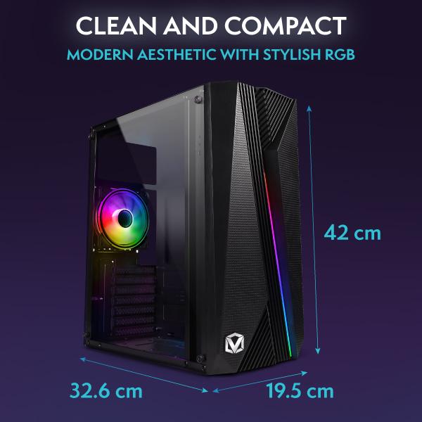Vibox VI-125 Gaming PC • Ryzen 3 3200G 4,0 GHz • Radeon Vega 8 • 8GB RAM • 480GB SSD • Linux • WiFi