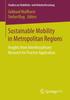 The Sustainable Mobility In Metropolitan Regions : Insights from Interdisciplinary Research for Practice Application Book
