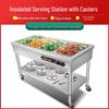 Commercial Fast Food Warming Cart