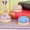 Wood Bottom Base Needle Pin Cushion Holder Sewing Stitch Needlework Diy Craft