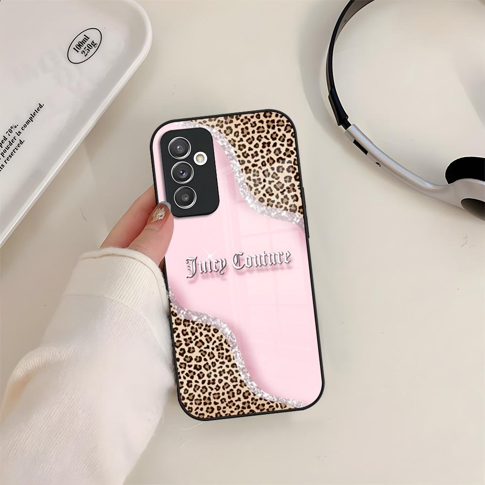 Чехол для телефона J-JuicysS Couture Стеклянный Для Samsung S24 S26 S23 S20 S25 S21 S22 Ultra Fe Plus A05 A06 A16 A26 A36 A56 Coque