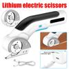 New Cordless Electric Tailor Scissors USB Charging Lithium-Ion Portable Home Tailor Electric Scissors for Cutting Fabric/Leather