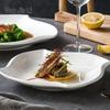 Naijiang Creative Irregular White Ceramic Dinner Plate