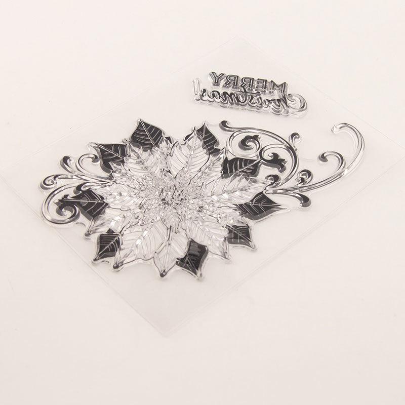 Лист ветка прозрачные силиконовые прозрачные штампы для печати DIY Скрапбукинг Фотоальбом Декор Искусство Сад Растение