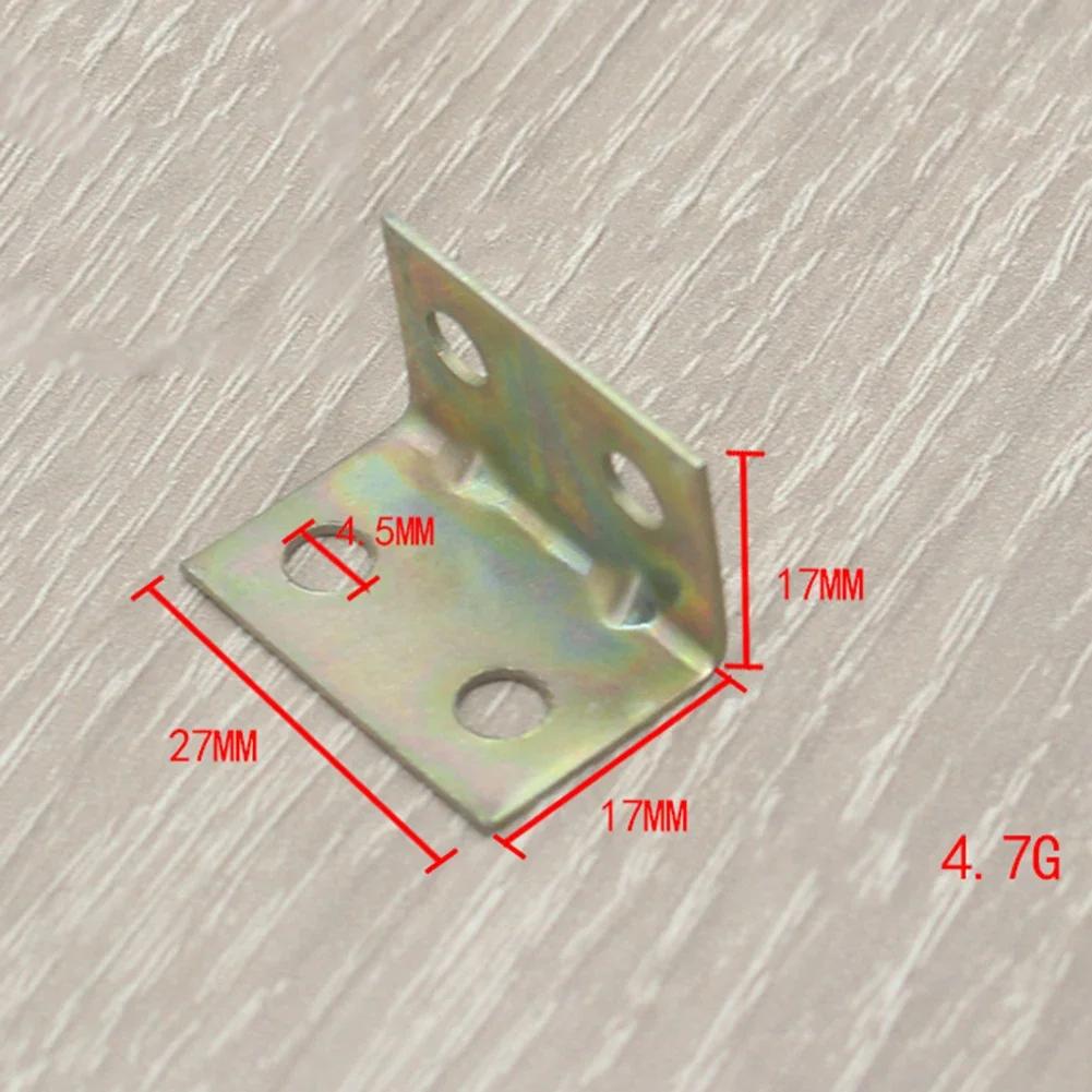 20 шт. 90-градусные угловые кронштейны для шкафа, крепеж для угловой скобы из нержавеющей стали, настенные кронштейны, фиксированная мебельная фурнитура для дивана