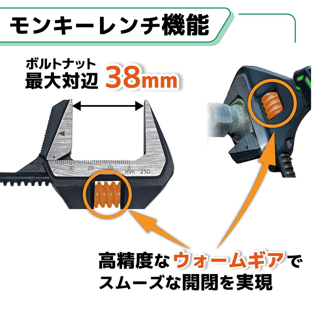 Инженерный гибридный может превратить сорванный Максимальный регулируемый трубный ключ, TWM-13, болты, рожковый ключ/38,5 мм, гаечный ключ/45 мм
