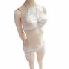 Rakulifey 1/4 Ball Jointed Doll Lingerie, Doll Bra and Underwear, White, Birthday Gift (1/4 Doll Lingerie)