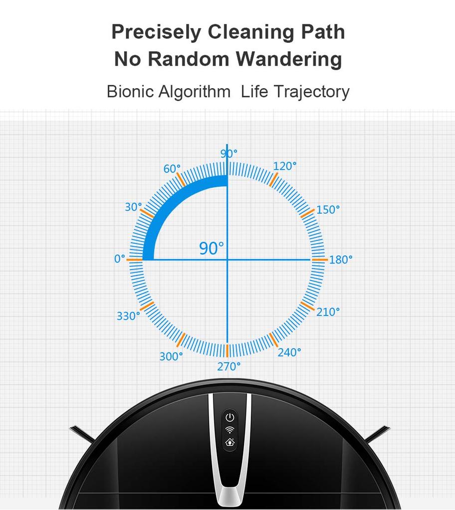 Робот-пылесос LIECTROUX V3S Pro, всасывание 4000 Па, сухая и влажная уборка, 2D-навигация по карте, с памятью, голосовое приложение Wi-Fi