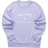 Skechers Свитшот с круглым вырезом серии Diamond, сletter, с длинным рукавом, унисекс, цвет Sweet-Lavender L323U174-01DU