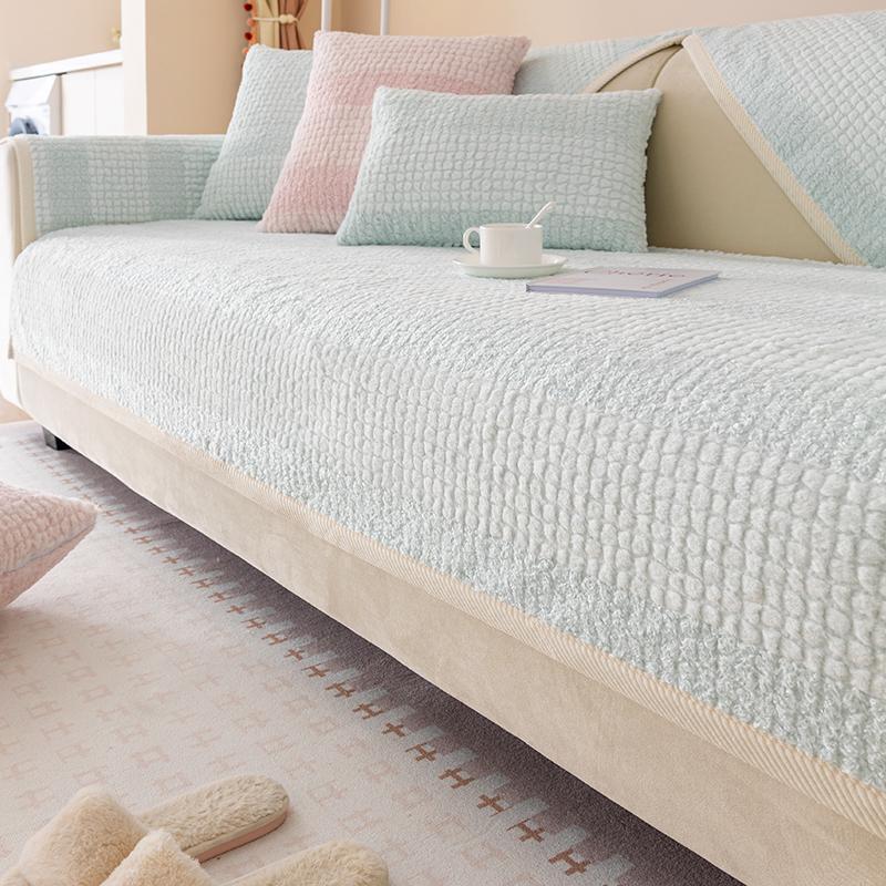 Plush Sofa Towel Cover, High-end Anti-slip Sofa Cushion, Cushion Blanket, Anti-cat Scratch Sofa Cover, New Style