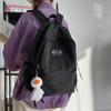 College Student Schoolbag Female Korean Version Harajufeng High School Student Solid Color Mori Backpack Simple Large-capacity Backpack Male