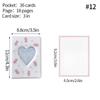 Mini Photo Album Kpop Korea Idol Star Chasing Binder Photocard Holder 3 Inch Love Heart Hollow Picture Storage Album Case