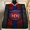 1PC FC Heidenheim 1846 Print Flannel Blanket, High Quality Comfortable for All Seasons, Home Decor, Warmth and Comfort, Perfect for Christmas Gifts