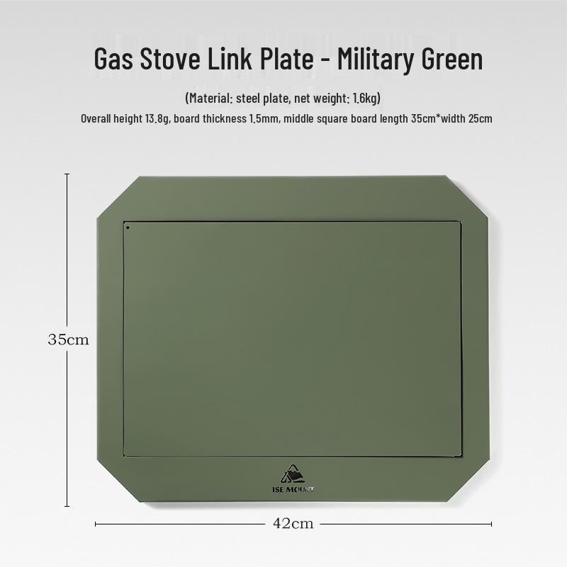 Outdoor Tabletop BBQ Connector Plate for Camping Tables