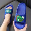 Детские шлепанцы с открытым носом с мультяшными динозаврами - Нескользящие летние сандалии для мальчиков, девочек и малышей