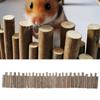 Flexible Hamster Wooden Bridge Standing Guinea Pigs Door Fence Cage Accessories Squirrel