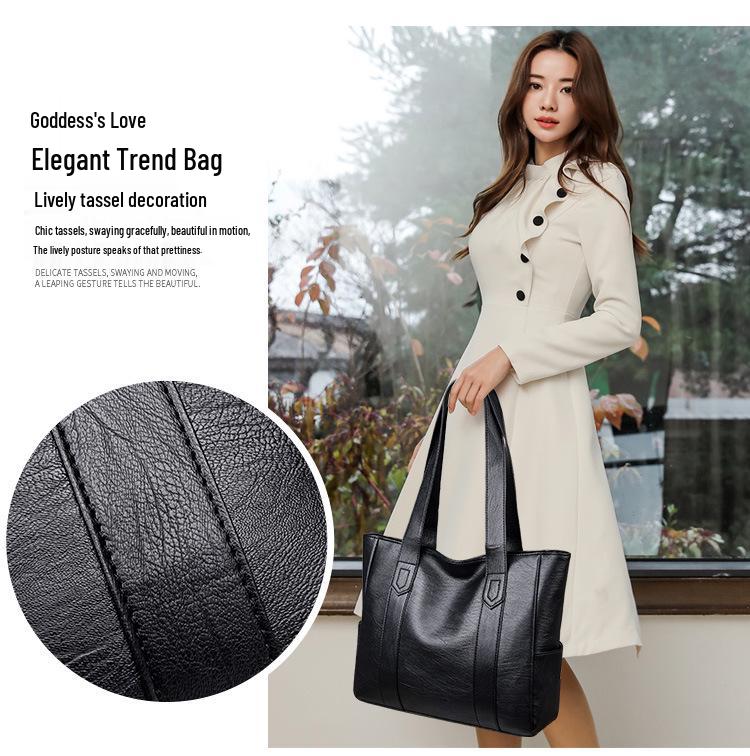 Женская универсальная сумка-тоут и кроссбоди большой вместимости - Модная и практичная мамина сумочка