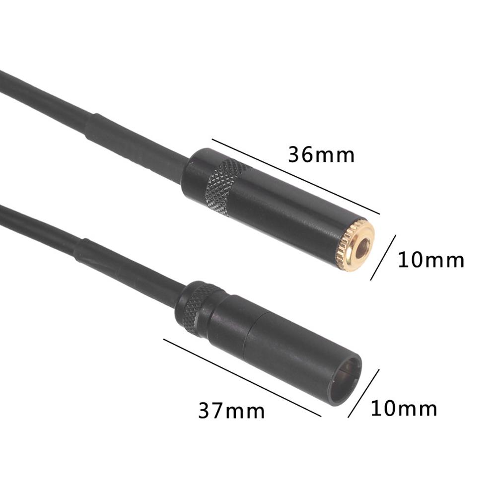 3.5mm Female to Mini XLR Male Two Way Audio Cable Adapter for Camera Photography Equipment(0.3m )