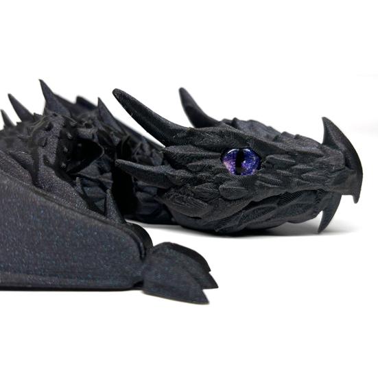 3D Printed Winged Dragon Ornament Flexible Articulated Dragon with Wings Fidget Dragon Toy for Home Office Desk Decor Stress Relief
