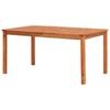 VidaXL Garden Table 150x90x74 Cm Solid Acacia Wood