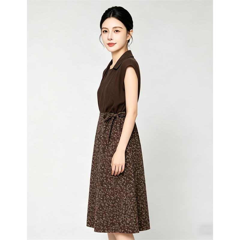 Fake two casual dresses