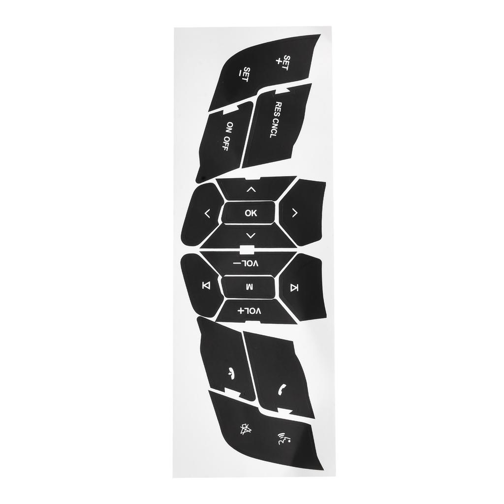 Наклейка для ремонта кнопок управления на руле для FORD для MUSTANG 2015-2018 GEN НАКЛЕЙКИ-СТИКЕРЫ ДЛЯ РЕМОНТА КНОПОК РУЛЯ