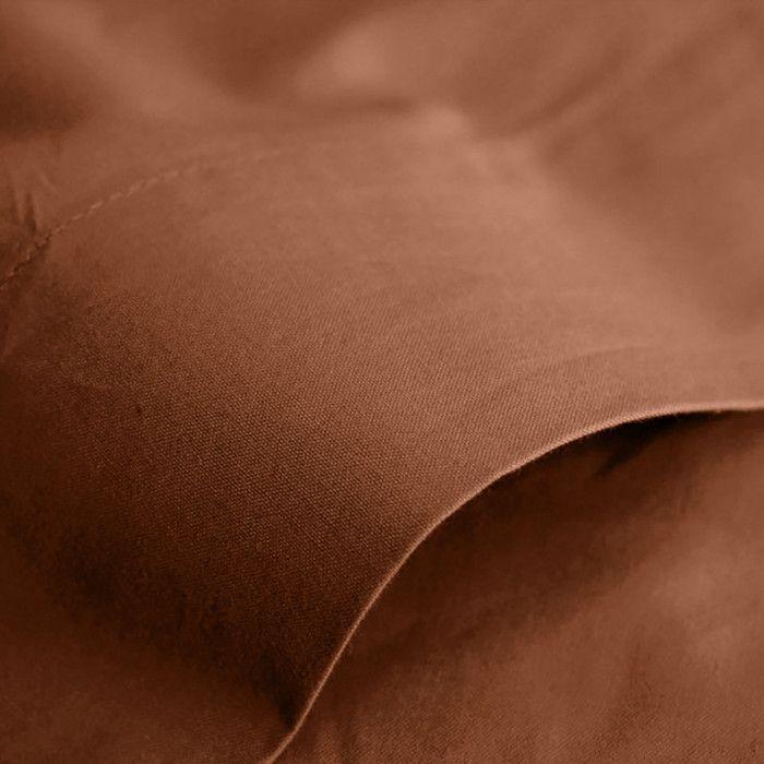 Drap plat "Prémium" pour lit 1 place &amp; 2 places - Prémium Paprika - 180 x 290 cm pour lit 1 place - Prémium Paprika -