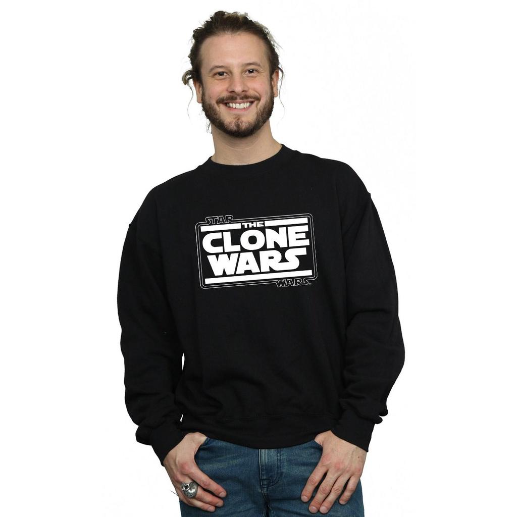 Star Wars Mens Clone Wars Logo Sweatshirt