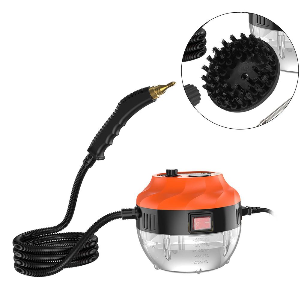 Steam Cleaner 1500W 6 Speeds Adjustable Large Capacity Water Tank Handheld Steam Cleaner for Home Kitchen Bathroom