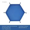 1pc Hexagonal Dice Tray and Miscellaneous Storage Box Board Game Dice Tray Accessories Leather Dice Tower Rolling Tray Set Tray