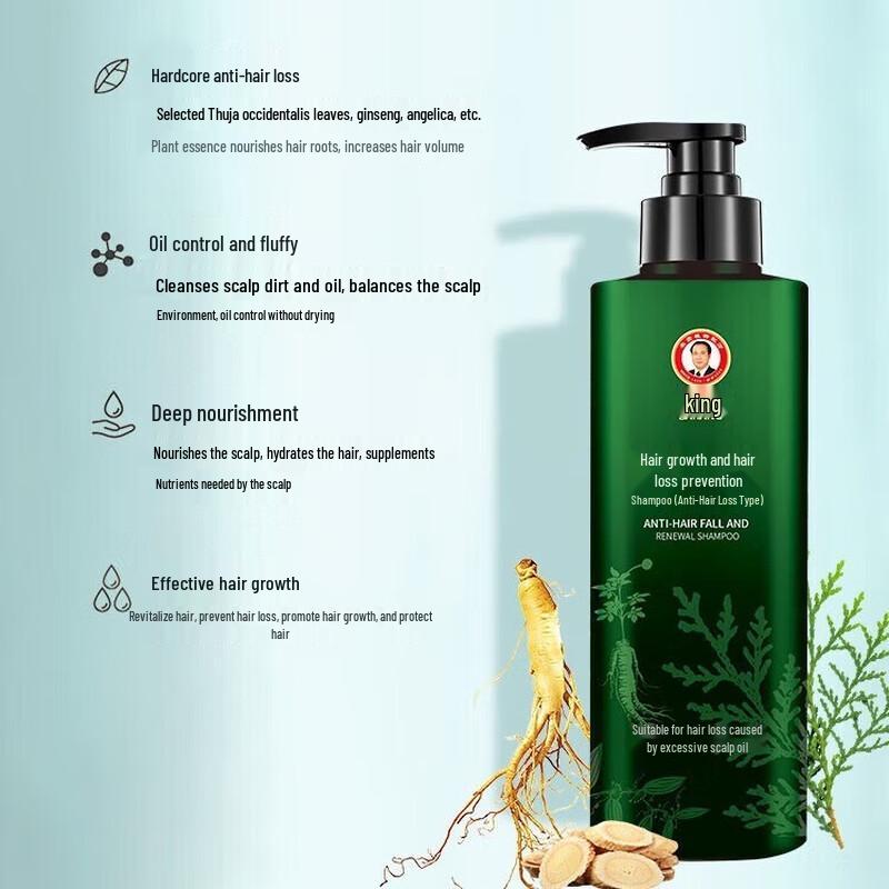 Bawang Anti-Hair Loss & Hair Growth Shampoo, Ginseng & Angelica, 500ml x 5 Pack