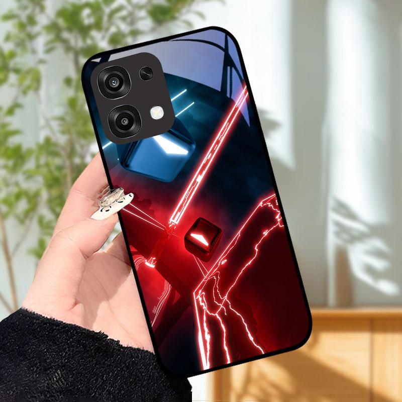 For OPPO F31 5G Case A6 Pro CPH2781 CPH2799 Luxury Tempered Glass Phone Case For OPPO A 6 Pro A6Pro Anti Fall Cover Shell Fundas