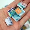 100Pcs Random Miniatures Dollhouse Classical Mini Flip Books Notebook Furniture Decoration Doll Doll Toy Supplies