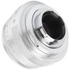 35 мм F1.6 C Mount Большая апертура Ручной фиксированный фокус Портретная камера Объектив АксессуарыСеребристый