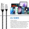 USB Type C Cable iPhone 16 15 Charging Cable Type C 0.5M QC3.0 Fast Charging Short Type C USB2.0 High Speed Data Transfer Nylon Knitting High