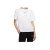 Nike Спортивная одежда Essentials Футболка с коротким рукавом с вышитым логотипом Женские топы Белые CT2588-100