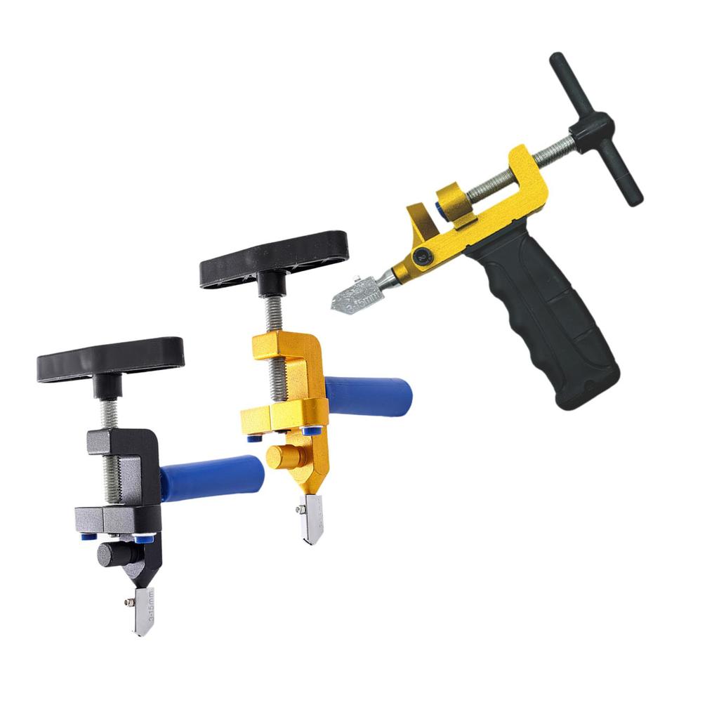 2 in1 Glass Tiles Cutter DIY Glass Mirror Cutting Breaking Practical Fits 3-15mm Thickness for Building Engineering Home DIY