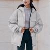 adidas Куртка пуховая однотонная с капюшоном и длинными рукавами, унисекс, верхняя одежда KQ5541